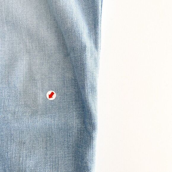 Levi's Women's Jeans Button Front 721 High Rise Ankle Skinny Light Blue Size 30 - Picture 11 of 13